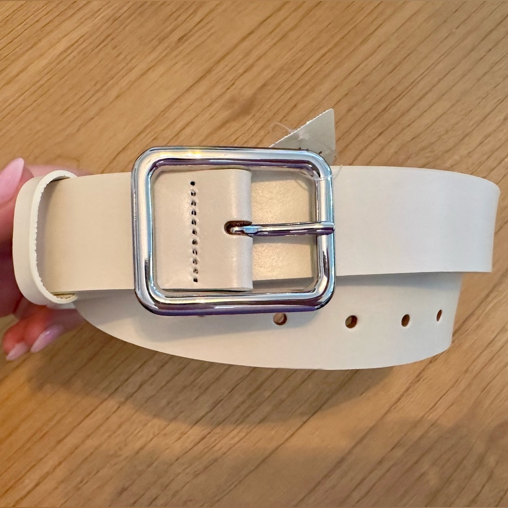 NWT Anthropologie Emerson Belt in Ivory